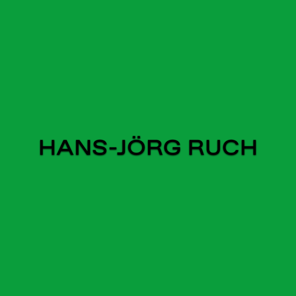 Hans-Jörg Ruch © Photo by Annick Ramp