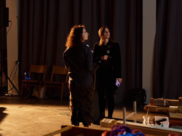 Joana de la Fontaine and Pamela Rosenkranz © Photo by Horatiu Sovaiala