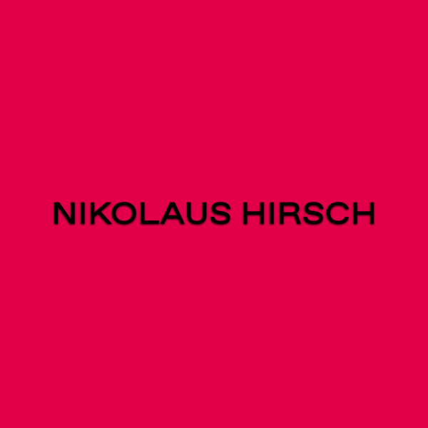 Nikolaus Hirsch © Courtesy of Nikolaus Hirsch